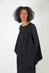 Knitted vest with geometric pattern